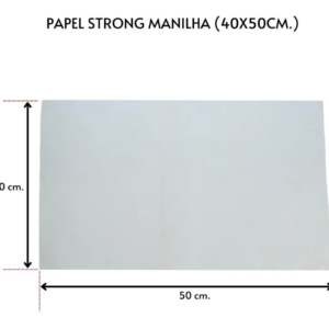 Papel p/ Embalar Marmitex Manilha Strong 40x50 4kg Itauna 1308